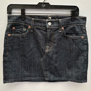 7 For All Mankind Jean Miniskirt size 27